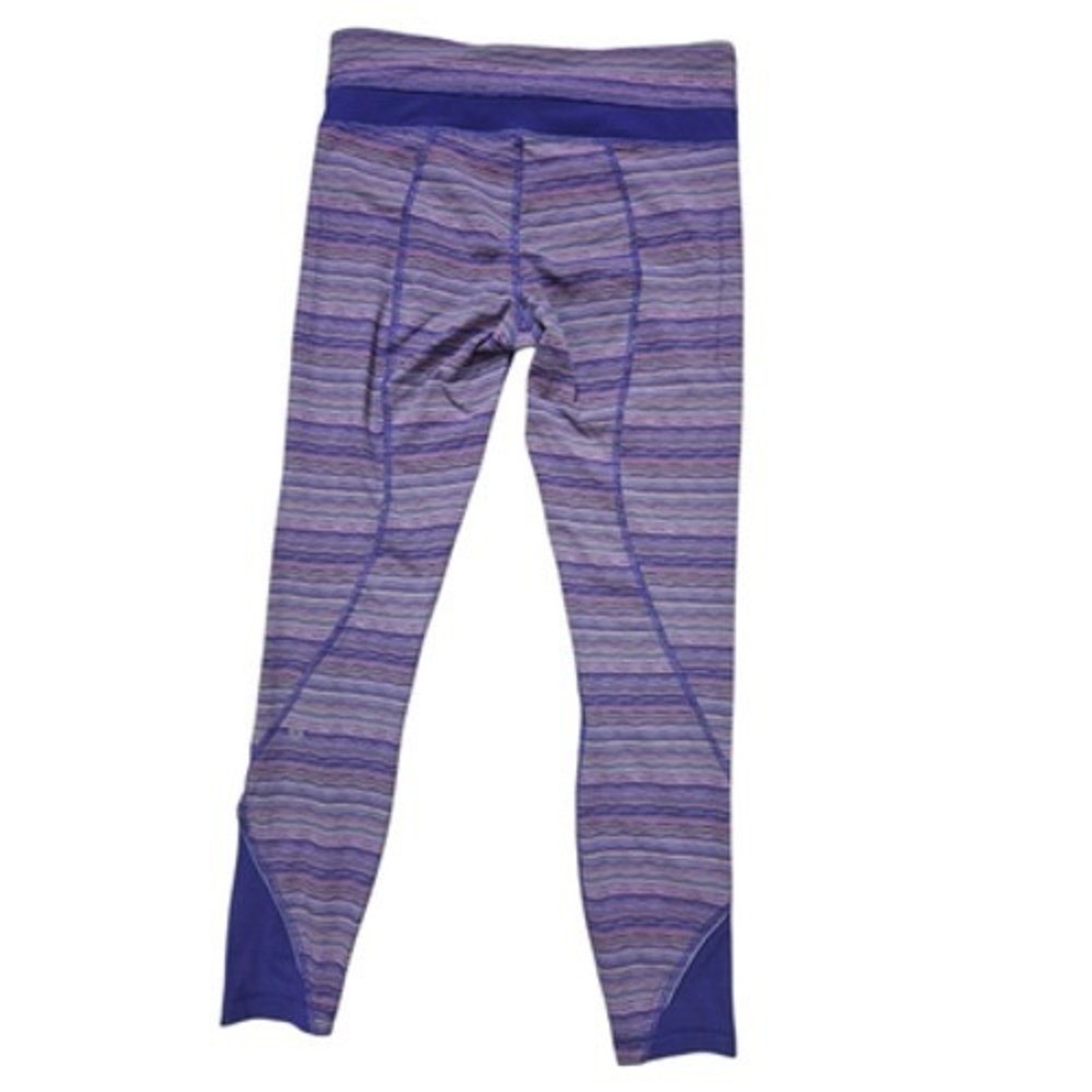 Lululemon Inspire Tight II Mesh space Dye Twist Iris‎ Flower Leggings Size 6 - Picture 7 of 10